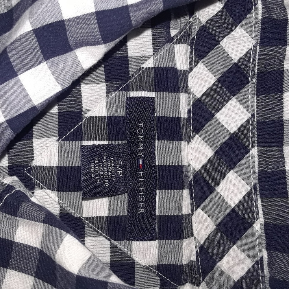 Vintage Tommy Hilfiger Button Down Shirt Size S - Picture 2 of 2